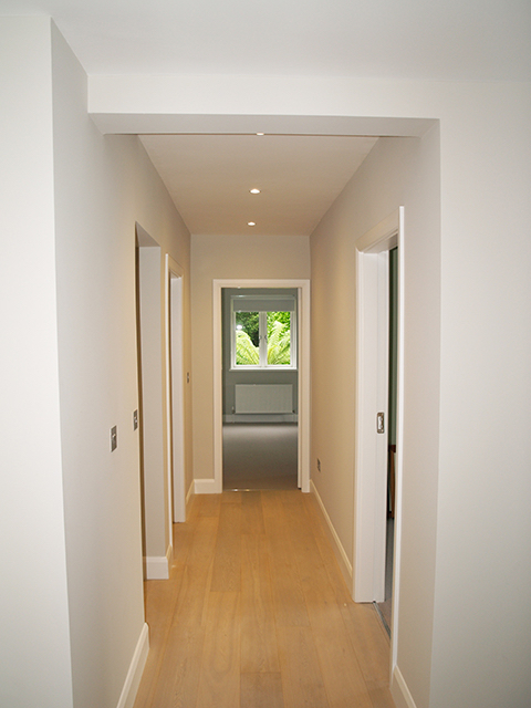 Generously proportioned downstairs hallway