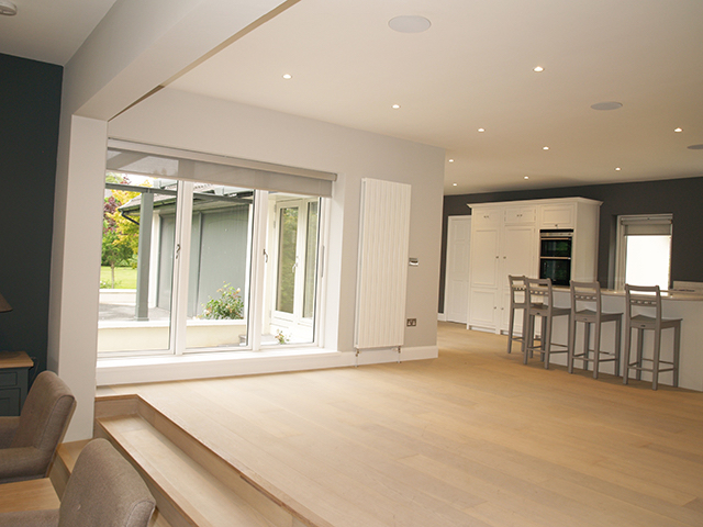 Generously proportioned and bright dining area