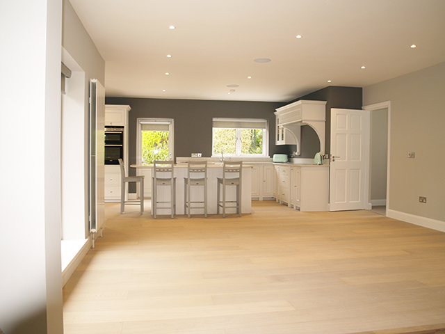 Generously proportioned and bright dining area