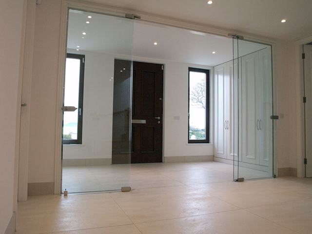 Main entrance hall with draught proof glazing