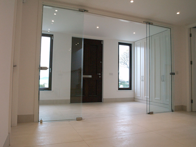 Main entrance hall with draught proof glazing